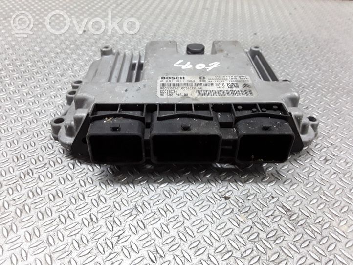 Peugeot 407 Sterownik / Moduł ECU 9658274680