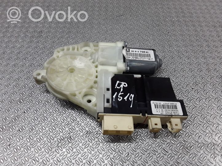 Citroen C4 I Front door window regulator motor 9681575880