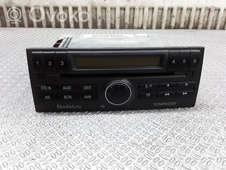 Skoda Fabia Mk1 (6Y) Panel / Radioodtwarzacz CD/DVD/GPS 6Y0035156E