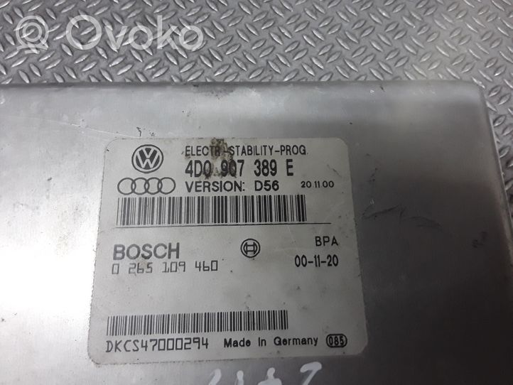 Audi A8 S8 D2 4D Centralina/modulo ABS 4D0907389E