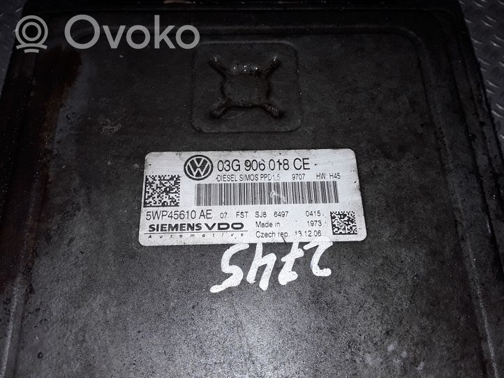 Volkswagen PASSAT B6 Sterownik / Moduł ECU 03G906018CE