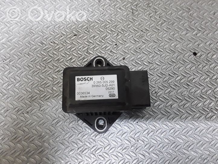 Honda FR-V Capteur de vitesse de lacet d'accélération ESP 39960SJDA01