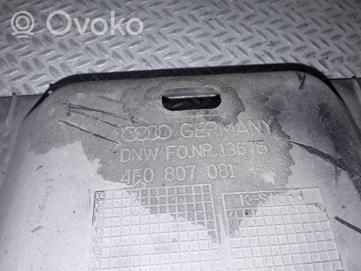 Audi A6 S6 C6 4F Osłona pasa przedniego 4F0807081