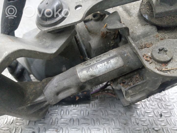 Peugeot 407 Tiranti e motorino del tergicristallo anteriore 9655617280