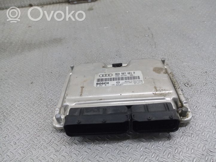 Audi A4 S4 B6 8E 8H Centralina/modulo del motore 8E0907401P