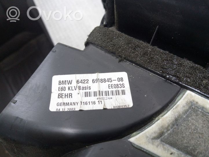 BMW 5 E60 E61 Sisälämmityksen ilmastoinnin korin kokoonpano 691884508