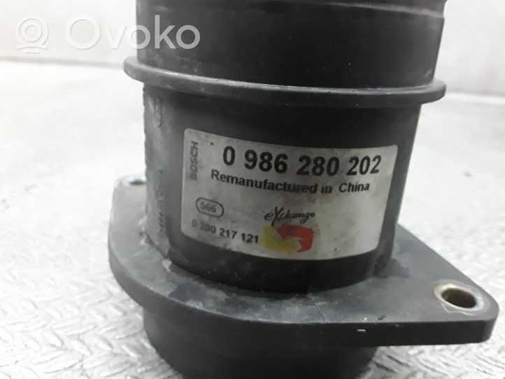 Volkswagen Sharan Mass air flow meter 0280217121