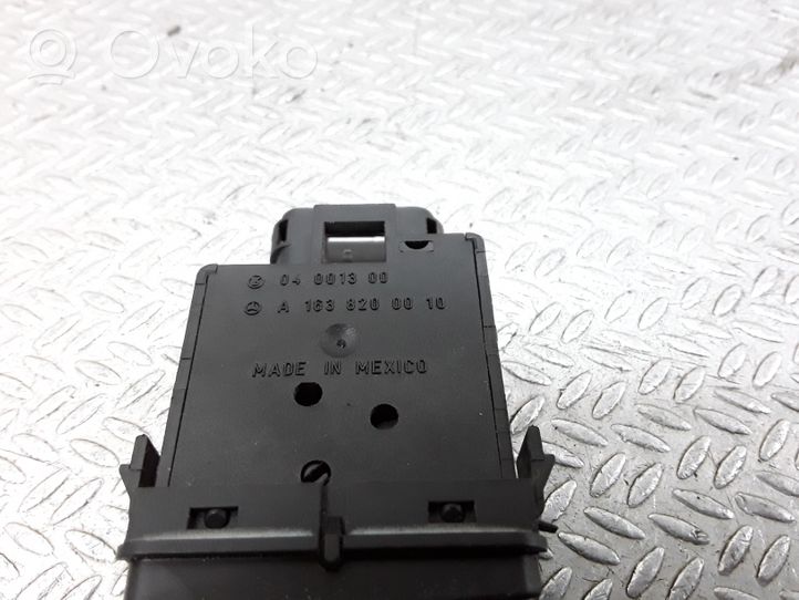 Mercedes-Benz ML W163 Interruptor de control de altura del faro delantero A1638200010