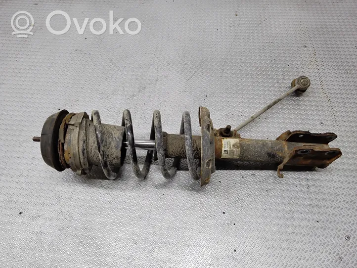 Opel Combo C Front shock absorber with coil spring 22194807