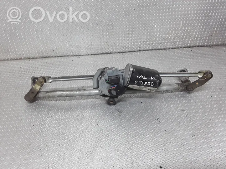 Volkswagen New Beetle Front wiper linkage and motor 1C1955023A