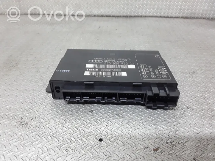 Audi A4 S4 B7 8E 8H Moduł / Sterownik komfortu 8E0959433CJ