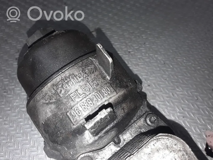 Peugeot 407 Halterung Ölfilter / Ölkühler 9656830180