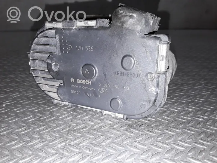 Opel Corsa C Valvola a farfalla 24420536