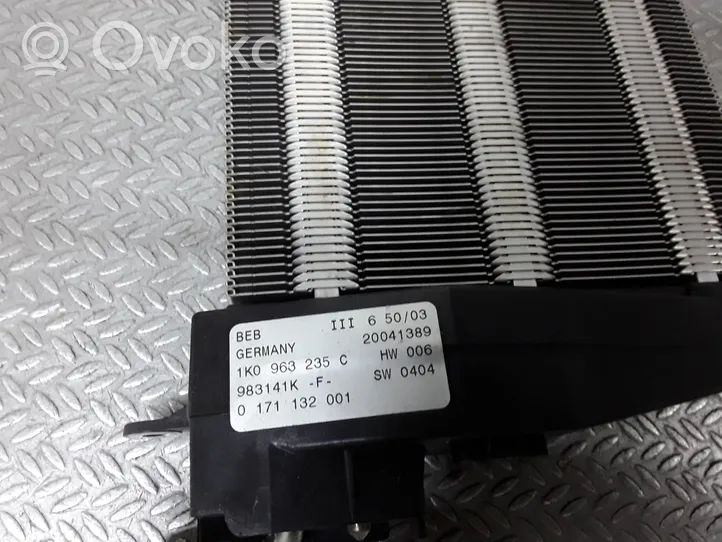 Volkswagen Golf V Scambiatore elettrico riscaldamento abitacolo 1K0963235C