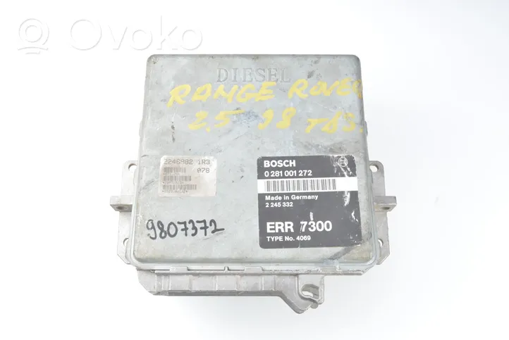 Land Rover Range Rover P38A Unité de commande, module ECU de moteur 0281001272