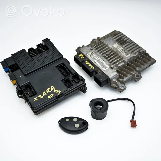 Citroen Xsara Kit centralina motore ECU e serratura 5WS40046C