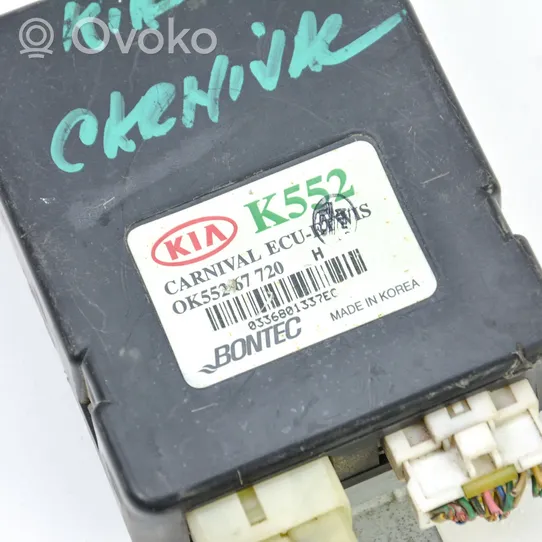 KIA Carnival Unité de commande, module ECU de moteur OK55267720H