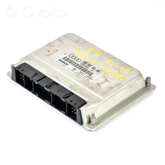 Audi A6 S6 C5 4B Komputer / Sterownik ECU i komplet kluczy 4B0907401AA