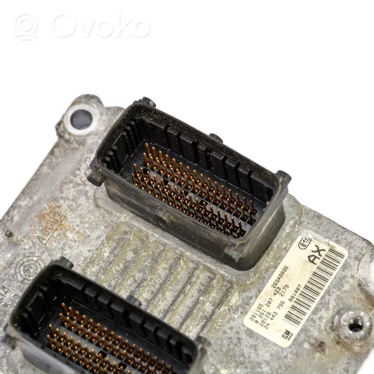 Opel Corsa C Komputer / Sterownik ECU i komplet kluczy 0261207423