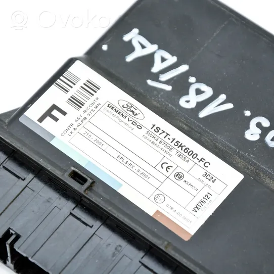 Ford Focus Komputer / Sterownik ECU i komplet kluczy 2S41-12A650-DA