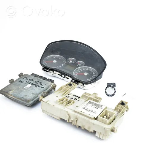 Ford C-MAX I Komputer / Sterownik ECU i komplet kluczy 4M51-12A650-JK