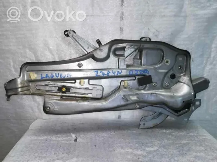 Renault Laguna I Front door window regulator with motor 