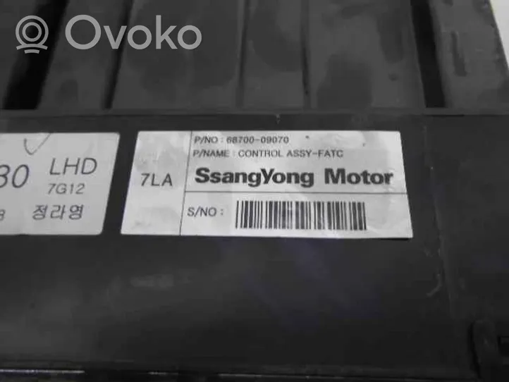 SsangYong Actyon sports I Ilmastoinnin ohjainlaite 6870009070