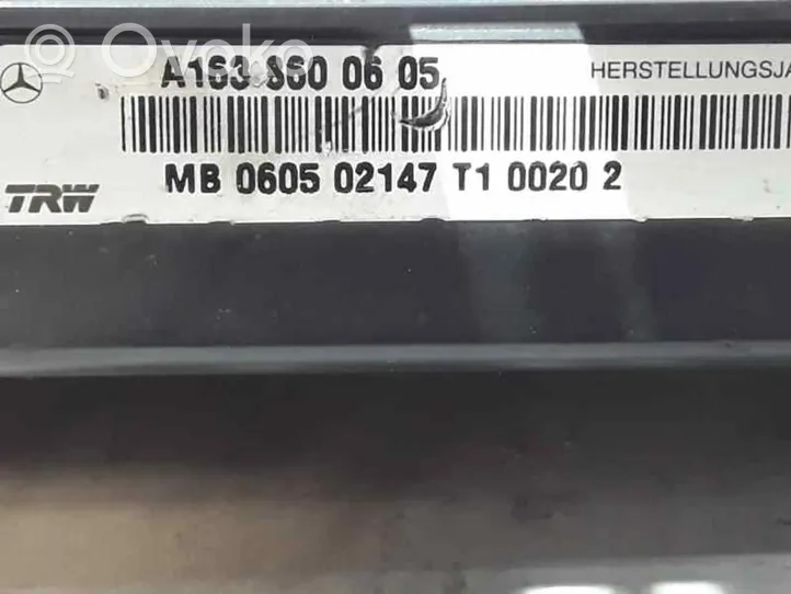 Mercedes-Benz ML W163 Airbag porte arrière A1638600605