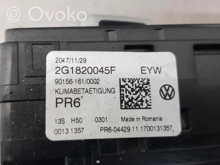 Volkswagen Polo Ilmastoinnin ohjainlaite 2G1820045F