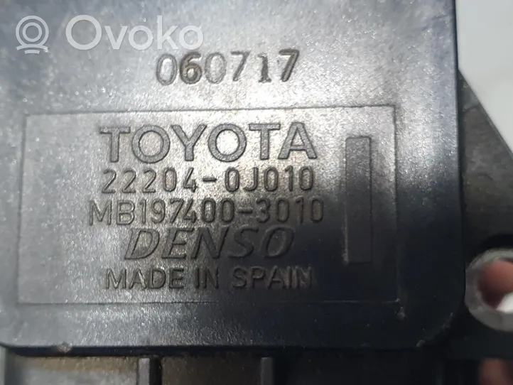 Toyota Corolla E110 Mass air flow meter 222040J010