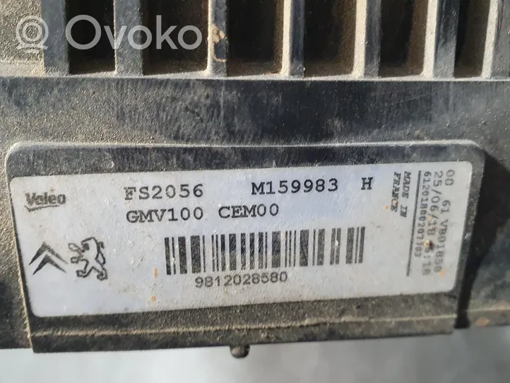 Citroen C-Elysée Elektryczny wentylator chłodnicy 9812028580