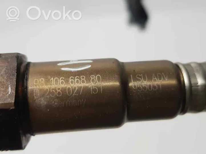 Peugeot 2008 I Sonde lambda 9810666880