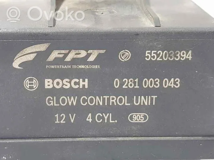 Fiat Bravo Glow plug pre-heat relay 55203394