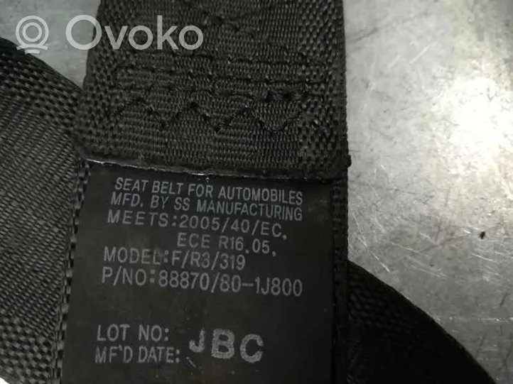 Hyundai i20 (PB PBT) Front seatbelt buckle 88870801J800