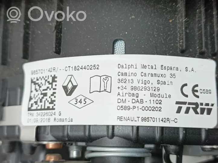 Dacia Dokker Kit airbag avec panneau 985701142R