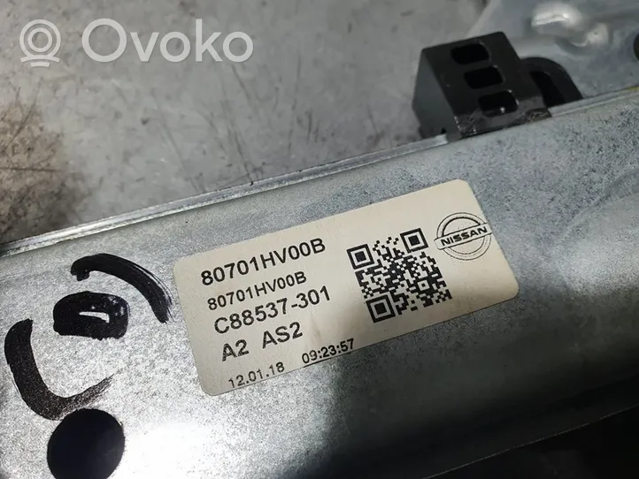 Nissan Qashqai Priekinio el. lango pakėlimo mechanizmo komplektas 80701HV00B