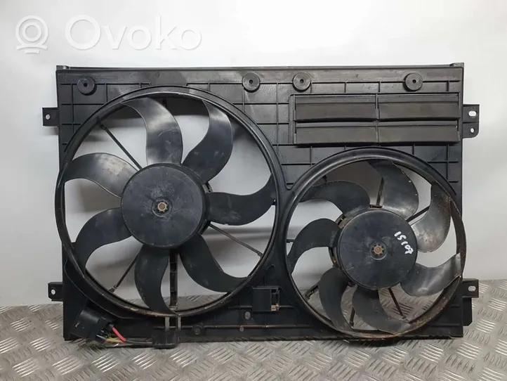 Volkswagen PASSAT CC Elektrinis radiatorių ventiliatorius 1K0121205AJ