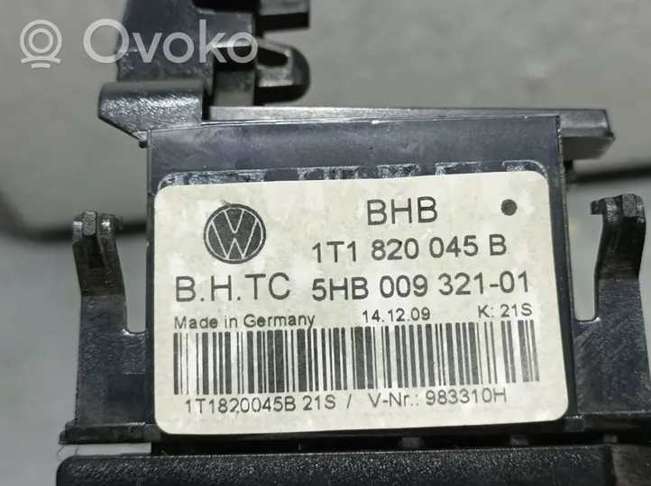 Volkswagen Caddy Unité de contrôle climatique 1T1820045B