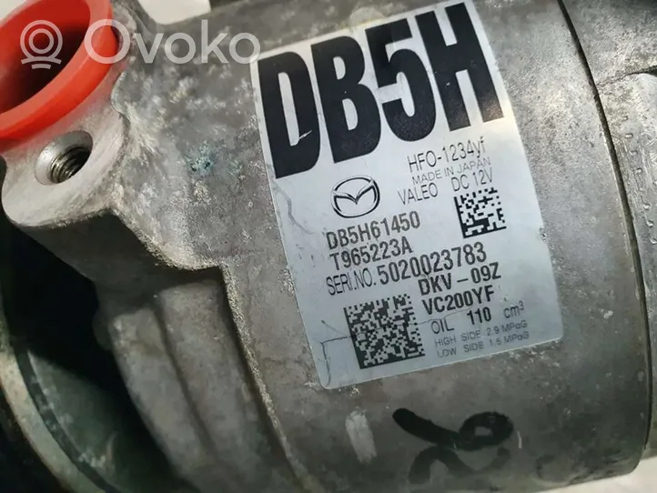 Mazda 2 Kompresor / Sprężarka klimatyzacji A/C DB5H61450