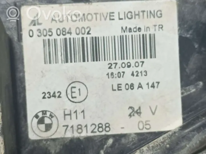 BMW 1 E81 E87 Światło przeciwmgłowe przednie 7181288