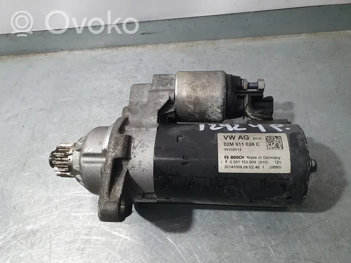 Volkswagen Tiguan Starter motor 02M911024C