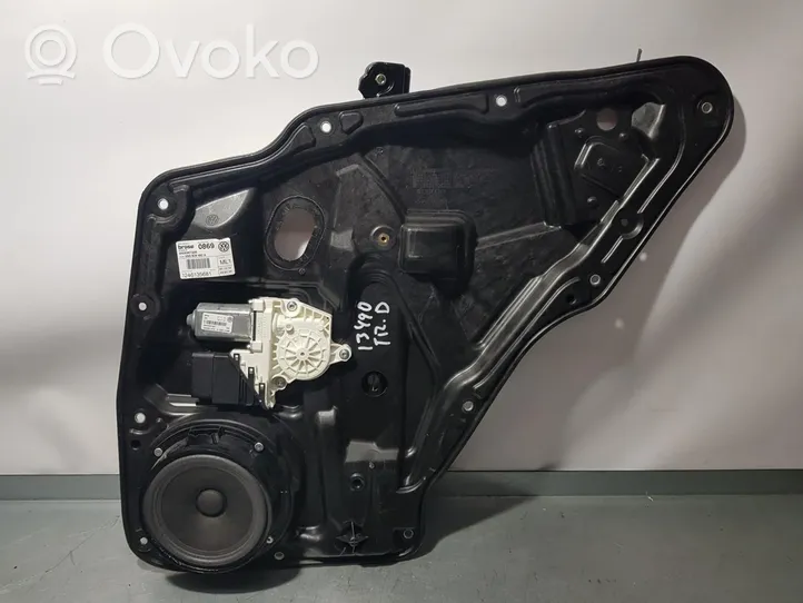 Volkswagen Tiguan Alzacristalli della portiera posteriore con motorino 5N0839462A