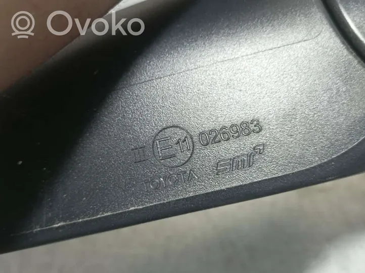 Toyota Auris 150 Elektryczne lusterko boczne drzwi przednich 026983