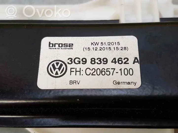 Volkswagen PASSAT B8 El. Lango pakėlimo mechanizmo komplektas 3G9839462A