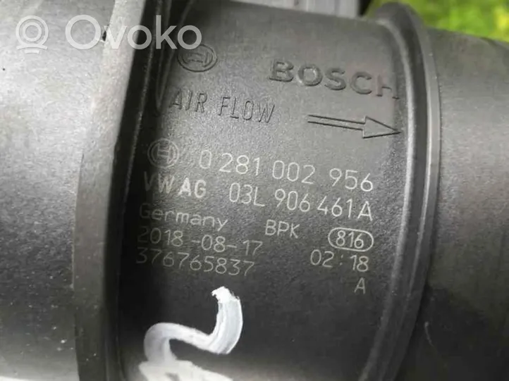 Volkswagen PASSAT B8 Измеритель потока воздуха 03L906461A