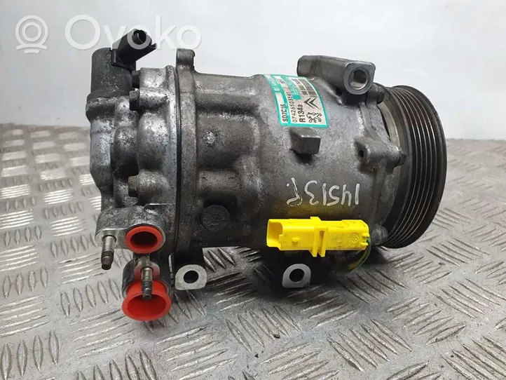 Peugeot 407 Air conditioning (A/C) compressor (pump) 9656574080