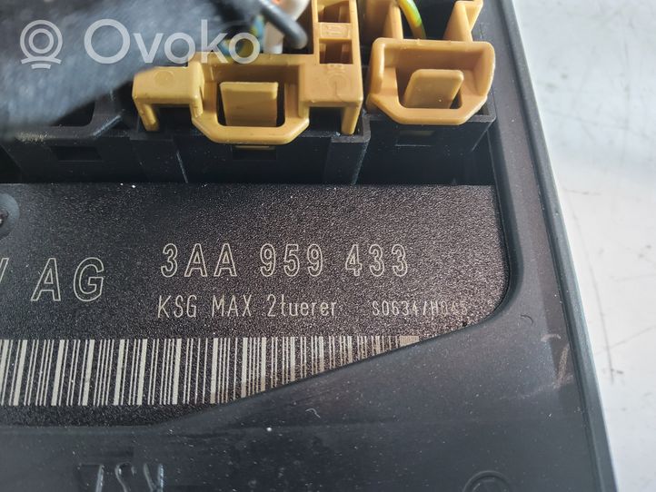 Volkswagen PASSAT B7 Moduł / Sterownik komfortu 3AA959433