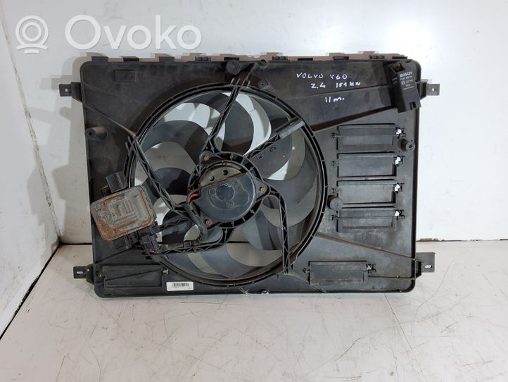 Volvo S60 Radiator cooling fan shroud 