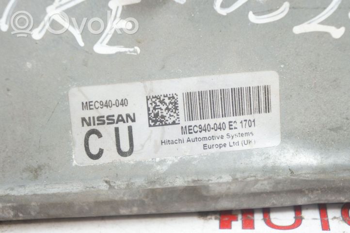 Nissan Juke I F15 Centralina/modulo del motore MEC940040