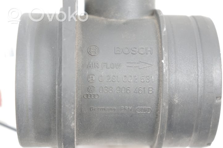 Volkswagen Golf V Misuratore di portata d'aria 038906461B